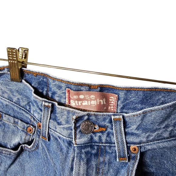 Levi's 569 Jeans - Light Wash Denim - Loose Straight Fit - Casual - Picture 5 of 7